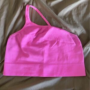 No Boundaries Fuchsia Ribbed Top